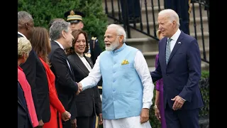 Indian PM Modi arrival at the White House