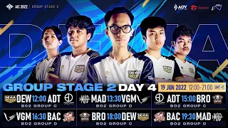 AIC 2022 Group Stage Day 4 - Garena AOV Indonesia