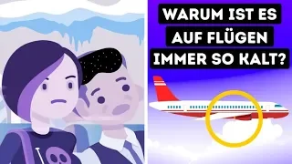 Warum ist es in Flugzeugen immer so kalt?