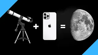 This is the best way to photograph the moon with iphone.