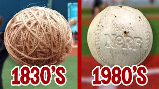 Pitching with a Baseball From Every Decade