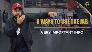 3 ways to use the jab | very important info | Boxing Secrets