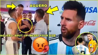 🤯Lionel Messi’s Angry Reaction To Van Gaal’s Comments As Aguero Clashes With Netherland Players.