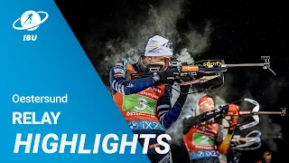 World Cup 23/24 Oestersund: Men Relay Highlights