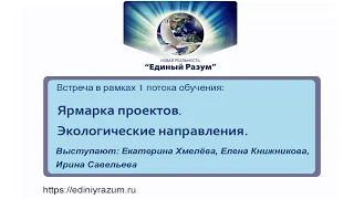 Поток1/3 Эко-проекты, которые мы поддерживаем.