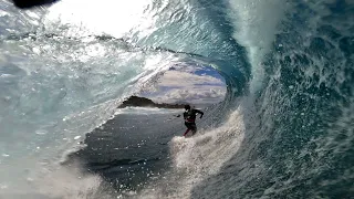 INSANE DOUBLE BARREL AT BACKDOOR/PIPELINE