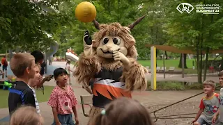 Meet Youhuu, the mascot of the World Athletics Championships in Budapest
