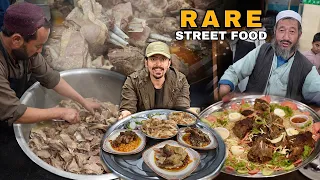 BALOCHI STREET FOOD TOUR IN QUETTA - Massive Rosh Making, 1 Meter Long Mutton Kebab & Mandi in Pak