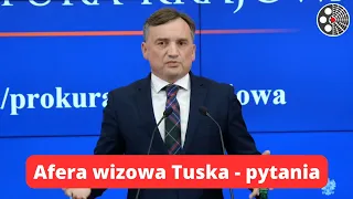 Zbigniew Ziobro: "Afera wizowa Tuska" - pytania dziennikarzy