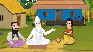 कबीर साहेब और मीराबाई की ज्ञान चर्चा | कबीर बड़ा या कृष्ण | 2d animation story