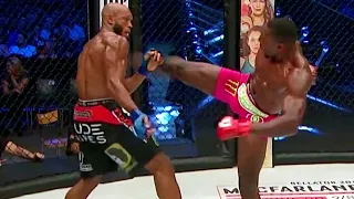 SlowMo : Bellator Mma Phil Davis High Head Kick KO #shorts