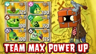 Plants vs Zombies 2 Epic MOD - Team Ultimate Power UP vs Brickhead Zombies