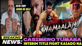 BREAKING NEWS! CASIMERO TUMABA! INTERIM TITLE FIGHT KASADO NA! USYK NAKA-JACKPOT! GABALLO NAMAALAM!