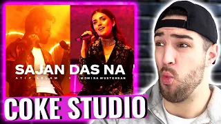 Coke Studio | Season 14 | Sajan Das Na | Atif Aslam x Momina Mustehsan║REACTION!