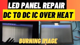 Led Panel Repair | Dc to Dc IC Over Heating problem | Lenovo E2054A Led Monitor Repair