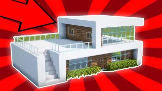 ✔ Como hacer una CASA MODERNA en Minecraft para Survival