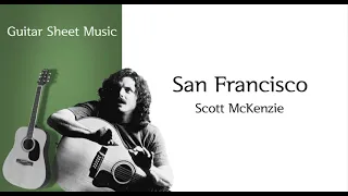 San Francisco / Scott McKenzie Sheet Music 통기타악보