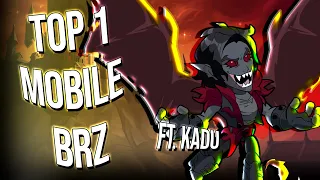 JOGUEI COM O MELHOR PLAYER MOBILE do BRASIL! - Brawlhalla