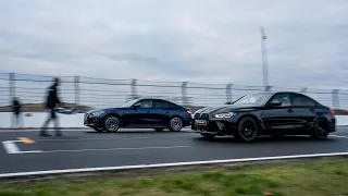 BMW i4 M50 vs BMW M3 Competition - Van Poelgeest