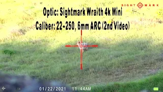 Sightmark Wraith 4k Mini with 6mm ARC Coyote Hunt
