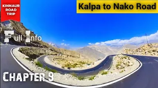 Kalpa to Nako Road Trip by Car via Reckong Peo Khab Sangam Point Kinnaur Himachal Pradesh