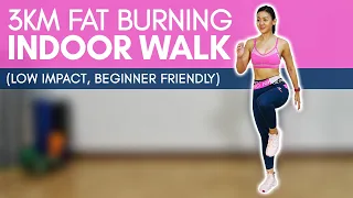 3KM Fat Burning Indoor Walk (Burn up to 400 Calories!!*) | Joanna Soh