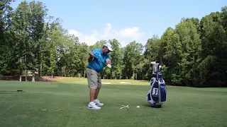 Bradley Hughes Golf- How To Hit Down On The Ball From The Inside Path