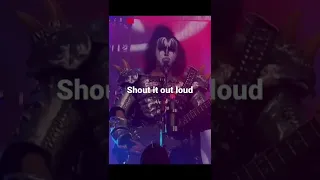 Shout it out loud KISS rocks Vegas #kiss #rock