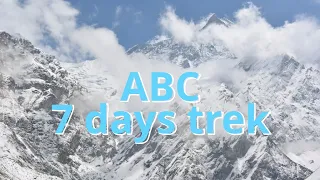 Annapurna Base Camp trek - April 2023: A video compilation of the scenic route