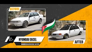 Hyundai Excel - From Jordan Streets 🇯🇴 (Modifications on photoshop)