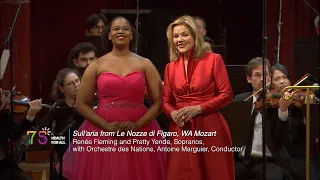 Renée Fleming and Pretty Yende with L'Orchestre des Nations, Sull’aria | WHO 75 Healing Arts Concert