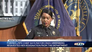 Former LMPD chief says in letter mayor asked her to resign
