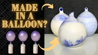 I Made a Bud Vase in a BALLOON! Balloon casting with Aqua Cast