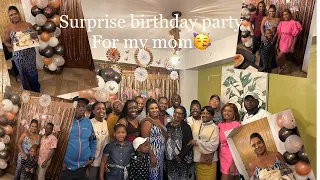 I planned a surprise birthday party for my mom’s 50th birthday 🥳