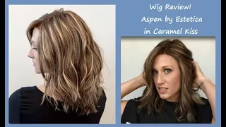 Wig Review:  Avalon (formerly known as Aspen) by Estetica in Caramel Kiss