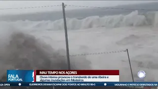 Mau tempo nos Açores