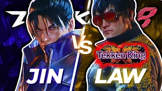 Tekken 8 | Aggressive Jin VS. TEKKEN KING Law!