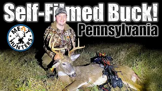 FIRST BUCK ON FILM! | Pennsylvania Self-Filmed Archery Hunt!
