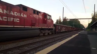 CSX M410 With Canadian Pacific & DPU at West Trenton, NJ