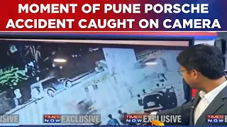 Pune Porsche Accident | Moment Of Speeding Porsche Caught On Camera, Watch Visuals