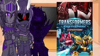 Transformer prime deceptacon's react to transformer earth spark