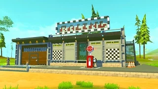 ОГРОМНЫЙ ГАРАЖ С КРУТЫМИ ТАЧКАМИ! (Scrap Mechanic)