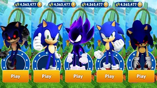 Sonic Dash - Sonic.EXE vs Dark Sonic vs Sonic vs All Bosses Zazz Eggman - All Characters Unlocked