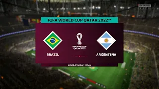 FIFA 23 Gameplay (PC) Qatar world cup walkthrough with BRAZIL. The FINAL.