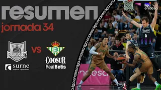 Surne Bilbao Basket - Coosur Real Betis (98-99) RESUMEN | Liga Endesa 2021-22