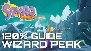 Spyro The Dragon (Reignited) 120% Guide WIZARD PEAK (ALL GEMS, EGGS, DRAGONS...)