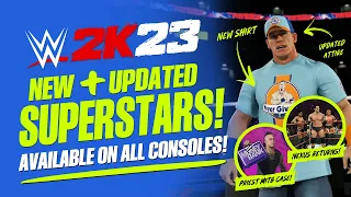 WWE 2K23: 27 New & Updated Superstars, Attire Updates, New Money In The Bank & Championship!