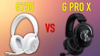 Logitech G735 vs Logitech G Pro X | Full Specs Compare Headphones