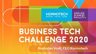 Rostyslav Vovk, CEO Kormotech, Business Tech Challenge 2020