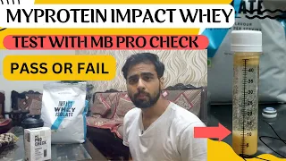 MYPROTEIN IMPACT WHEY MANGO WITH MB PROCHECK KIT